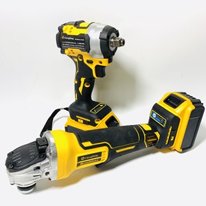 Set of 2pcs Cordless <b>Power</b> <b>Tools</b> Kits Rechargeable Lithium Impact Wrench Brushless Angle Combination <b>Tool</b> Set - Product Image 6