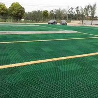 Grille de pavage en plastique pour gazon, gravier, allées de voiturettes de golf, grille de gazon