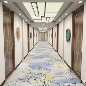 Tapis en laine et nylon Akmin Tech - Tapis de salle de réunion commerciale tissé à la machine, antistatique, antidérapant, résistant à l'usure, sur mesure - Product Image 2