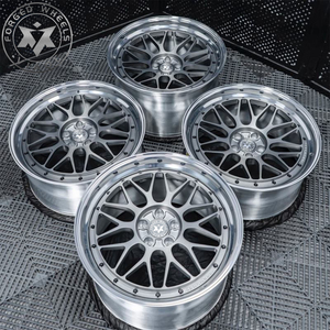 Ruedas forjadas Viaol 2P, <span class=keywords><strong>llantas</strong></span> de coche pulidas con diseño cóncavo de varios radios de dos piezas 5*120 5x114,3 5*112 para <span class=keywords><strong>E46</strong></span> F30 F10 E92 E36 E30 - Product Image 3