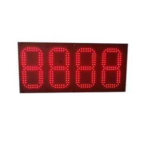 防水发光二极管油价显示发光二极管数字板发光二极管价格显示用于加油站，带遥控器