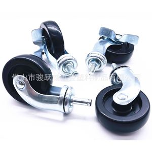 Furniture Casters Swivel <b>With</b> Brake 60mm Diameter Silent <b>Wheel</b> For Furniture - Product Image 5