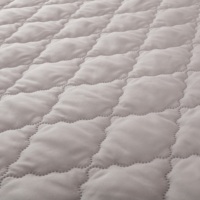 Protège-matelas imperméable de luxe en polyester matelassé à ultrasons, hypoallergénique, anti-acariens, taille personnalisée