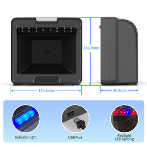 Escáner de Códigos de Barras 2D de Escritorio con Función OCR para Facturas, Montaje Fijo, USB RS232, Lector de Códigos QR para Tarjetas de Identificación, Pasaportes y Logística - Product Image 2