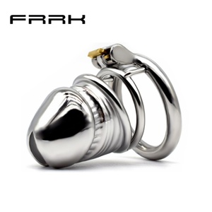 Cinturón de Castidad de Acero FRRK Fácil de Usar, Dispositivo de Castidad Masculino, Dispositivo de Estimulación de Próstata para Parejas - Product Image 1