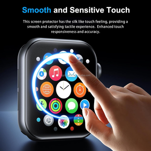 Protector de Pantalla para Reloj Inteligente, TPU <span class=keywords><strong>Ultra</strong></span> Transparente, Ultrafino, Cobertura Total, Resistente al Agua, para la Serie 11, Buen <span class=keywords><strong>Precio</strong></span> al por Mayor - Product Image 3