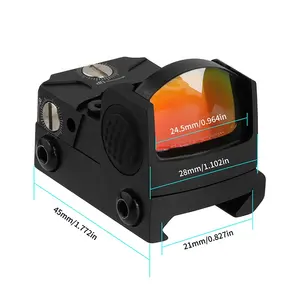 MZJ Optics Dot Hunting 1000G Shockproof Red Dot Scope Tactical 1X22 Shake Awake And Automatic Shutdown Red Dot Sight