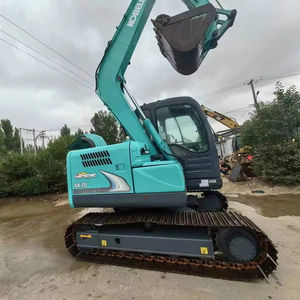 Excavateurs sur chenilles Kobelco SK75 d'occasion certifiés CE avec godet 7.5 TON mini excavateurs à vendre machines japonaises - Product Image 1