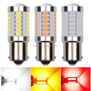 Nuove Lampadine <span class=keywords><strong>LED</strong></span> 33smd 5630 5730 1156 1157 BA15S <span class=keywords><strong>P21W</strong></span> 12V per Auto, Luci di Freno, <span class=keywords><strong>Retromarcia</strong></span> e Diurne, Accessorio - Product Image 2