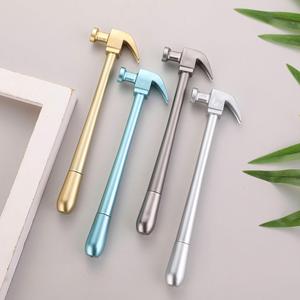 Stylo gel en plastique brillant de 0,5 mm en forme de marteau, créatif et amusant, avec logo personnalisable, encre multicolore, pour le bureau et l'école - Product Image 1