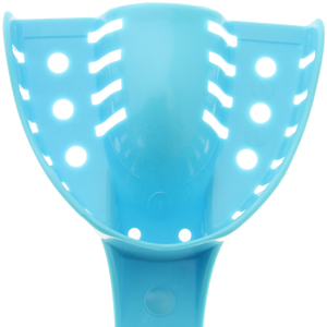 เครื่องมือทันตกรรมทิ้ง PP ความประทับใจสีฟ้าอ่อน - Product Image 4