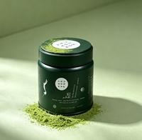 Boîte à thé/café en métal de luxe mate 40g à faible MOQ, avec double couvercle hermétique, idéale pour l'emballage cadeau