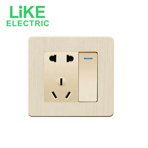 Factory Hot Selling Universal 1 Gang 6 Pin <strong>Socket</strong> Low Price 1 Gang 8 Pin <strong>Socket</strong> Wall Light <strong>Switch</strong> - Product Image 6