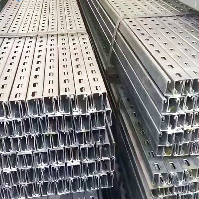 Электрическая стальная распорка оцинкованная Unistrut C размеры канала