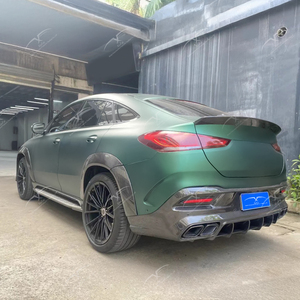 Kit carrosserie de mise à niveau de style haut de gamme pour Benz GLE350 450 <span class=keywords><strong>63</strong></span> C167, capot en fibre de carbone, diffuseur arrière, jupe latérale, arche de roue, spoiler/lèvre avant - Product Image 3
