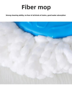 Заводская поставка, Регулируемая 360 для чистки пола, Волшебная вращающаяся Швабра из микрофибры и ковша - Product Image 2