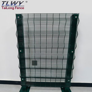 Chất lượng cao PVC tráng nhúng nóng hàng rào 358 mạ kẽm hàng rào an ninh cao - Product Image 6