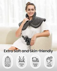 Mantas calefactables recargables Almohadilla calefactora eléctrica pequeña Almohadilla calefactora para <span class=keywords><strong>cuello</strong></span> y hombros para hombros y <span class=keywords><strong>espalda</strong></span> - Product Image 6