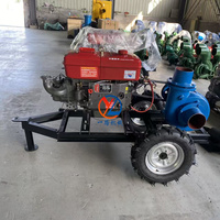 Pompa Pasir OEM 6-inci Bertenaga Mesin Diesel 35-hp Tekanan Rendah yang Dipasang di Trailer untuk Pengerukan Saluran Sungai