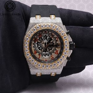 Charm Jewels Luxury Men's Stainless Steel Watch 40mm Dial Analog Mechanical Movement <b>Chronograph</b> 10 Bar Water Resistant Auto Dia - Product Image 1