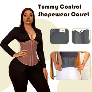 Corset amincissant en latex pour <span class=keywords><strong>femme</strong></span>, taille courte, effet sablier, Faja colombienne, avec découpe de poitrine, partie avant longue et dos court - Product Image 5