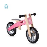 UDEAS harga pabrik Baby Walker anak-anak Pink Balance sepeda balita sepeda kayu tanpa Pedal dengan EVA ban