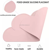2024 antidérapant bébé nuage forme Silicone napperon Portable nourriture tapis sans BPA réutilisable enfants Silicone Table tapis
