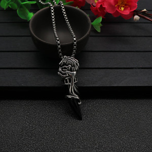 Yunnique – collier avec pendentif en forme de dent de loup, en acier inoxydable, bijoux pour hommes, cadeau, design géométrique, GZP0661 - Product Image 3