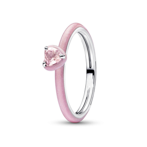 Anello in Argento Sterling Placcato <span class=keywords><strong>Oro</strong></span> 14K con Zirconi e Design a Cuore Chakra per Matrimonio e Fidanzamento - Product Image 2
