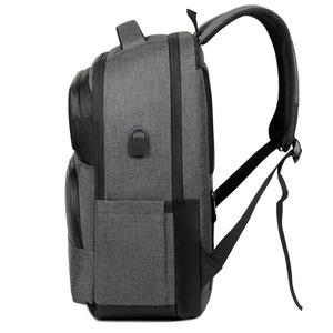 Sac à dos pour ordinateur portable de grande capacité pour homme, personnalisé, pour les déplacements professionnels, fermeture USB, cadre externe, style national, polyester - Product Image 4