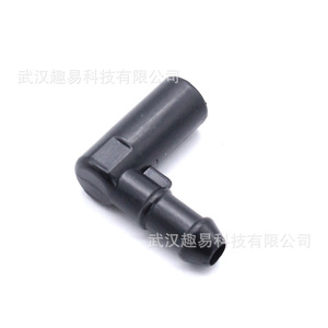 Raccord de tuyau d'eau à 90 degrés pour Vauxhall Zafira B Astra 13171805, en plastique noir, pour l'installation du tuyau de lave-glace - Product Image 3