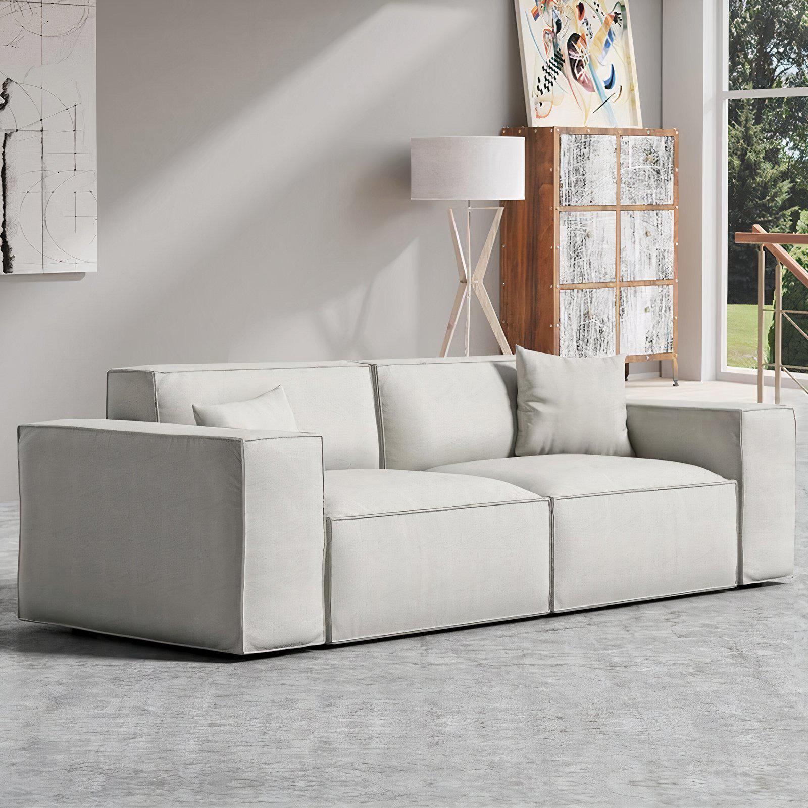 Green high quality premium luxury furniture lounge Italian modern fabric velvet sofa set sofas living room