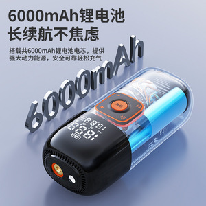 SUITU Portable Tire Inflator 80W LCD Display 11.1V Electric Air <b>Pump</b> For Car Motorcycle Bicycle - Product Image 5