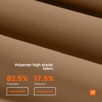 Celana Pendek Olahraga Wanita High Waist Elastis Berkerut Polos Anti Tembus Pandang Breathable Dua Bagian untuk Yoga Lari Bahan Polyester Musim Semi