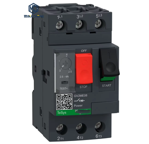 Disjoncteur moteur haute performance série GV2 GV2ME06 Démarreur manuel et protecteur 220V/24V/110V en plastique pour automatisation industrielle - Product Image 1