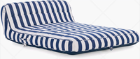 Matelas Gonflable Double Personnalisable avec Poignées et Sac de Transport – Grand Tube Flottant Portable pour Adultes – Idéal Piscine et Eau