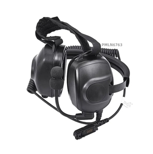 Auriculares PMLN6763 resistentes al por mayor detrás de la cabeza con micrófono con cancelación de ruido para XiR P6620i XiR P6600i - Product Image 1