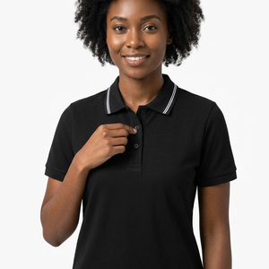 Custom Logo Men's <b>Polo</b> <b>Shirt</b> 100% Cotton Knitted Short Sleeve Anti Wrinkle Golf Training Wear - Product Image 6