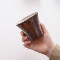 Tasse à café en céramique de luxe légère Dirty Latte avec poignée 250 ml, mug Americano pour le bureau et la maison