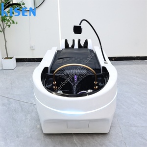 Table de massage et de soin capillaire Kisen pour personnes corpulentes, sans accoudoirs, idéale pour les hommes corpulents, pour salons de luxe - Product Image 3
