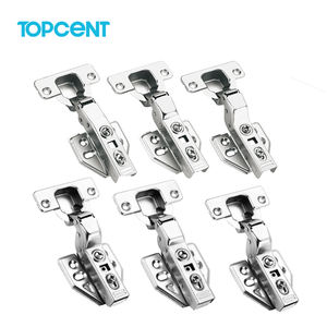 TOPCENT unidirectionnel hydraulique tampon armoire charnières en acier Bisagra pour meubles cuisine armoire salle <span class=keywords><strong>de</strong></span> bain portes-fermeture supérieure Solt - Product Image 5