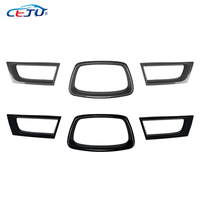 Capuchons de couverture de calandre de pare-chocs avant de voiture en ABS noir brillant pour Subaru 2th S204 GD GG Impreza WRX STI 2006-2007