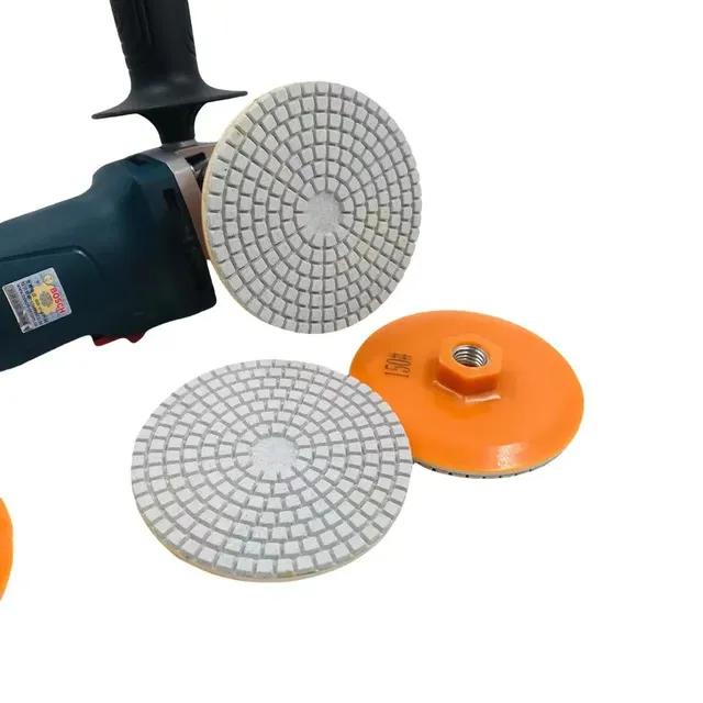 M14 Ceramic Tile Trimming Polishing Disc 100mm Angle Grinder Industrial Grade Metal for Marble Porcelain Granite Chamfering