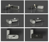 Vente en gros de mobilier de bureau pour chef de bureau Table pour chef de direction de luxe