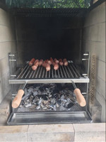 Barbecue INMO Tuscan Grill en acier inoxydable, foyer de camping, barbecue