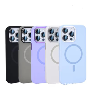 Coque Magnétique en Silicone Liquide pour iPhone 17 16 Pro Max, Étui de Protection Arrière pour Téléphone Portable iPhone 15 Pro Max <span class=keywords><strong>13</strong></span> <span class=keywords><strong>12</strong></span> - Product Image 1