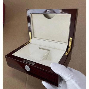 Luxury Wood <b>Watch</b> Box with Soft Withe Pillow Inserts Customizable <b>Case</b> for Collector Timepieces Retail - Product Image 2