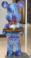 Meilleur prix, plateau de rangement en résine en forme d'ours, taille personnalisée, ornement, statue pour la décoration de la maison