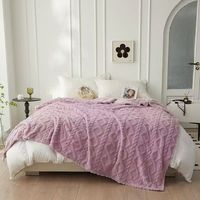 Couverture polaire double face douce et légère pour climatiseur, bureau, canapé, lit – Vente en gros personnalisée