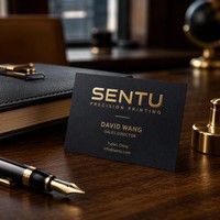 Cartes en papier couché imprimées offset avec estampage à chaud personnalisé, service d'impression sur mesure pour l'image de marque des entreprises, vente en gros de haute qualité